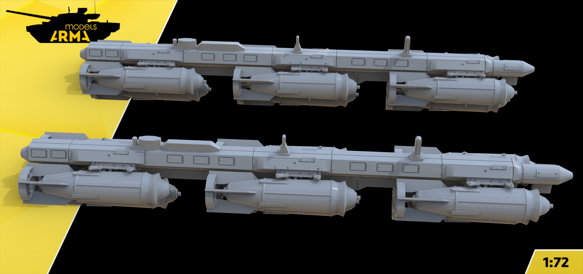 AM72504 18 ФАБ-250 + 2 держателя МБД 3 - У9М Arma Models
