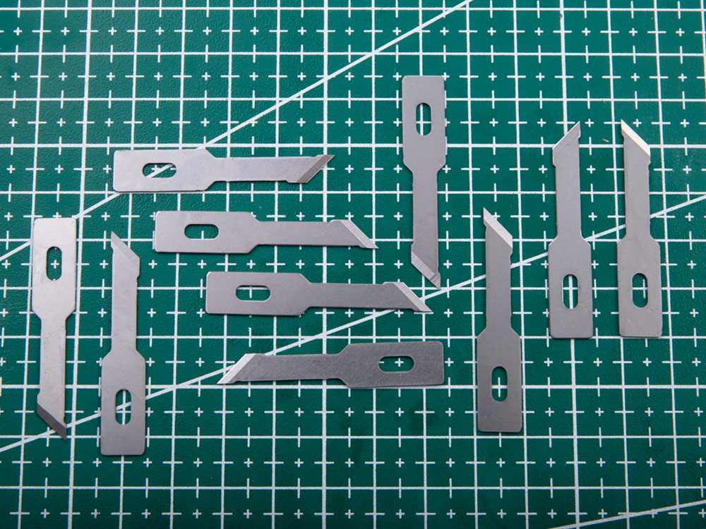 0633MCH Сменное лезвие модельного ножа №8 10 шт