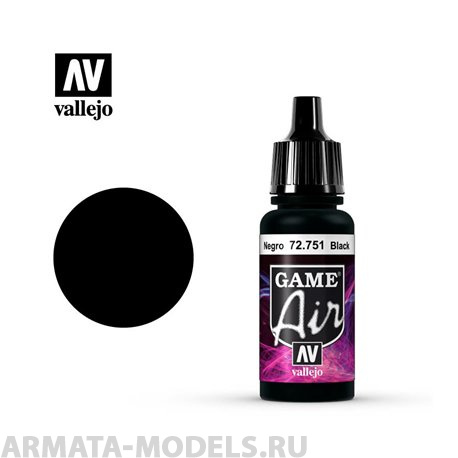 V-72751 Game Air  Черный б.17мл