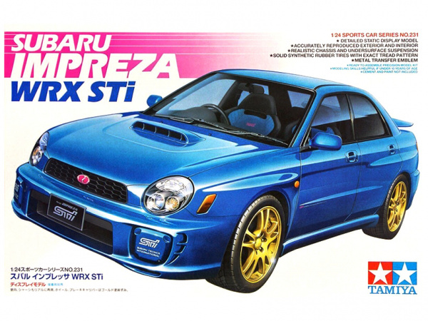 24231 Subaru Impreza WRX STi Tamiya