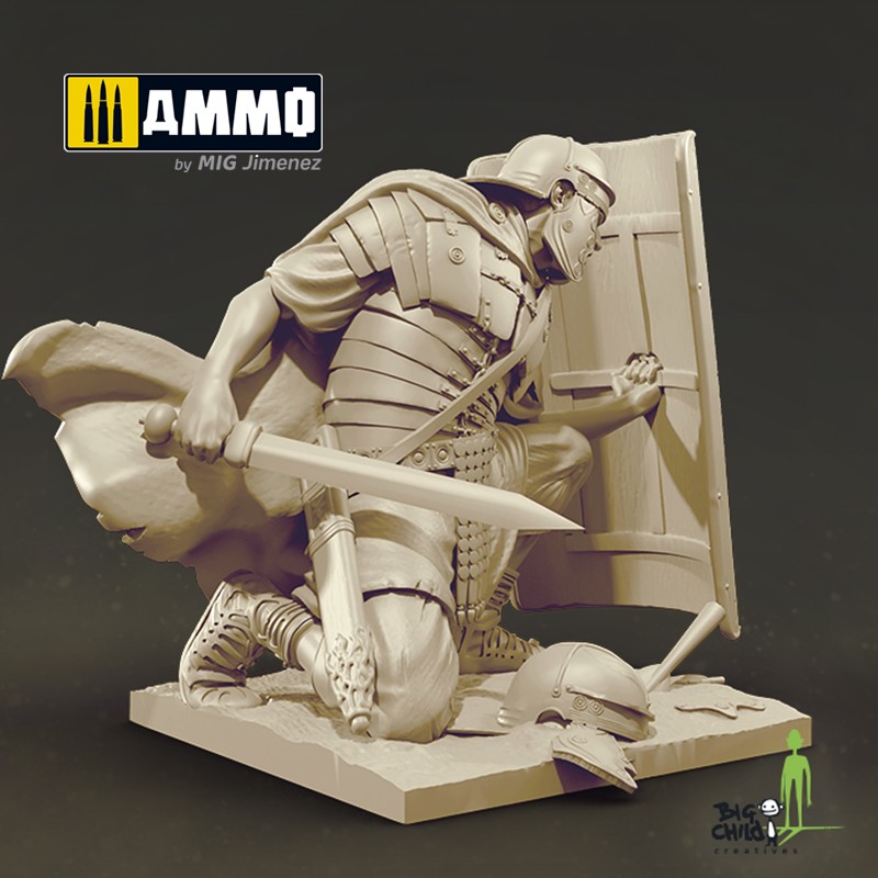 BCEH750005 Миниатюра Kneeling Legionarius BIG CHILD