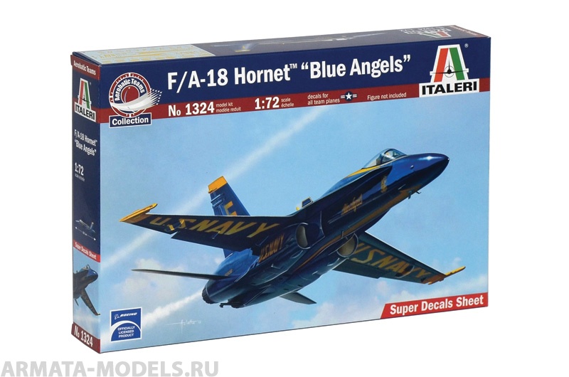 1324ИТ Самолет F/A-18 Hornet Italeri