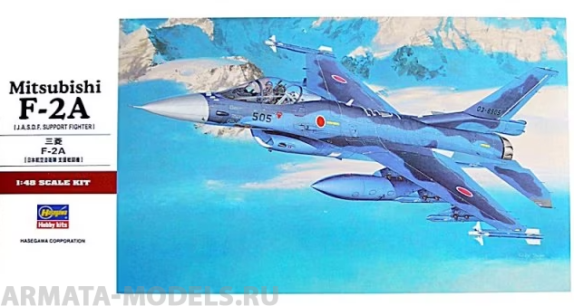 07227 Самолет MITSUBISHI F-2A Hasegawa