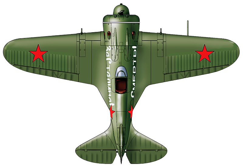 48033 Истребитель И-16 тип 24 Бориса Сафонова ARK model