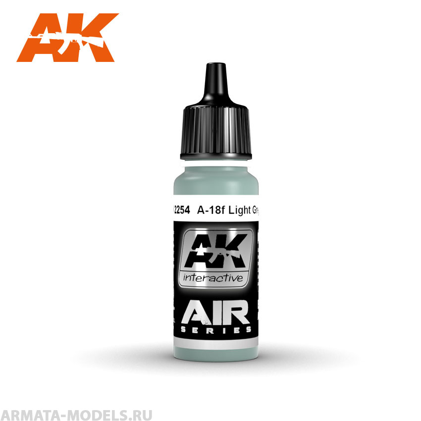 AK2254 Акриловая краска A-18f Light Grey-Blue 17ml