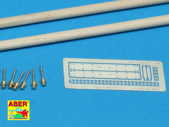 ABR-35-D-09  Дополнения для  Telegraph-pillar set for 1 cross bar with 8 insulators  для  1/35