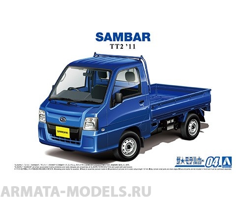 05828 Subaru TT2 Sambar WR Blue Limited 11 Aoshima