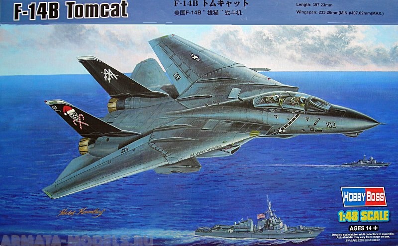 80367 Самолет F-14B Tomcat Hobby Boss