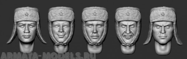 ARM356071 Советские солдаты в ушанках ВОВ , №2 ARMOR35