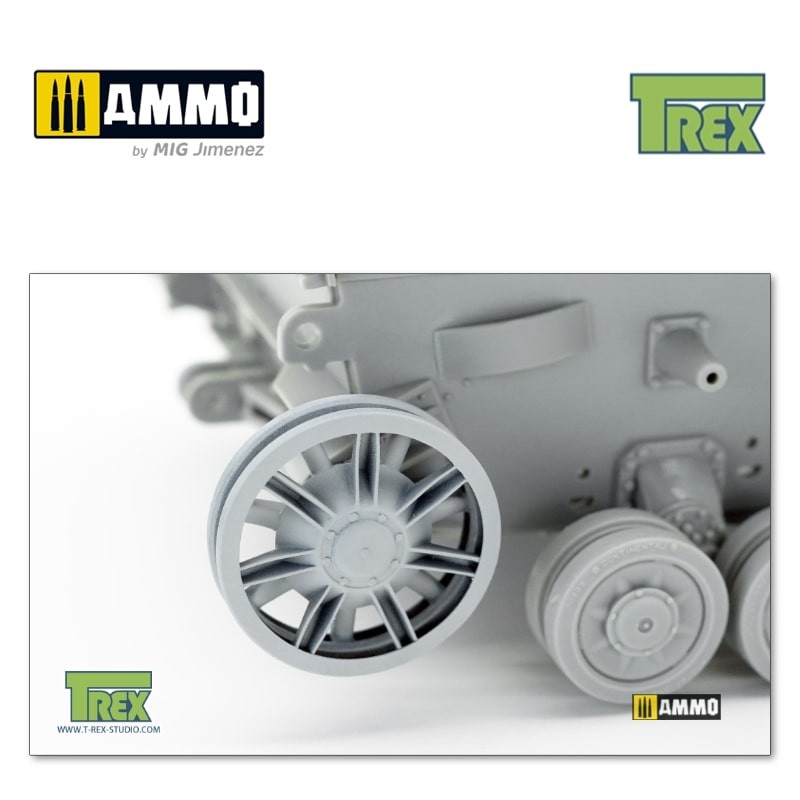 TR35038 Натяжное колесо PzKpfw IV Idler Cast Version