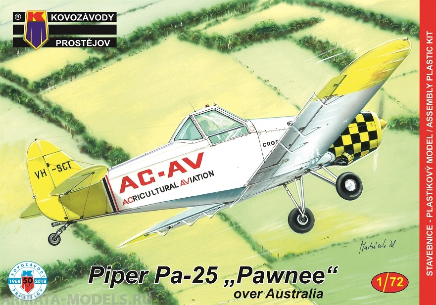 KPM0125 Pa-25 Pawnee over Australia KP Models