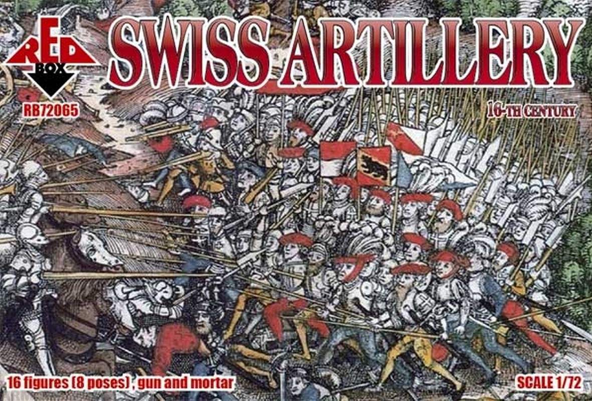 RB72065 Фигуры Swiss Artillery 16th century  Red Box