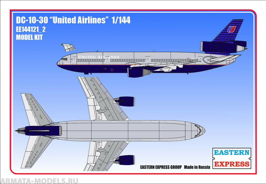 ЕЕ144121_2 Авиалайнер DC-10-30 United Восточный экспресс