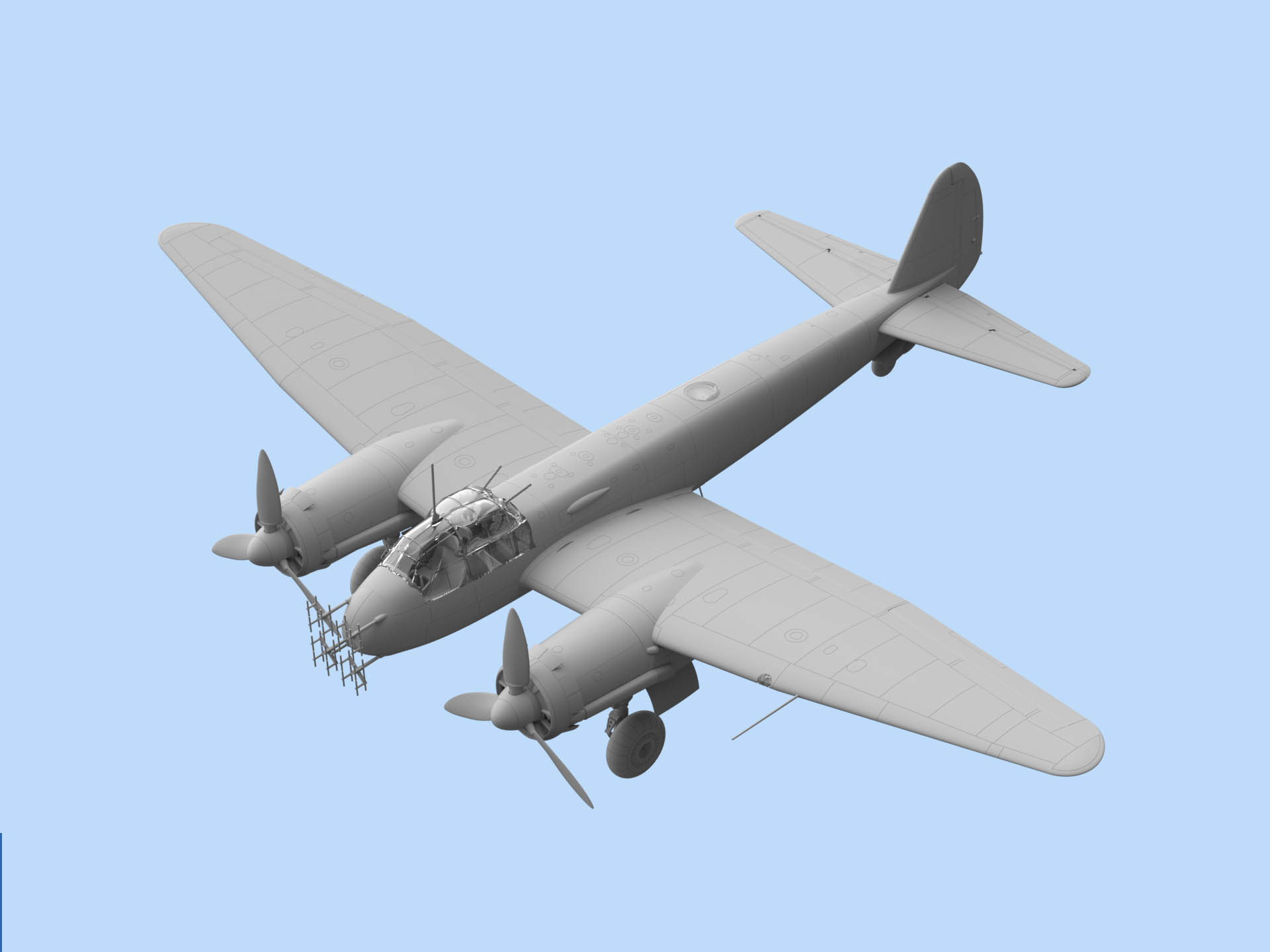 48239 Ju 88С-6b, Германский ночной истребитель ІІ МВ ICM