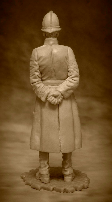 CHM-54077(M). Британский сержант полиции Лондона, 1865-97 гг. 54 мм. Материал - белый металл. Chronos Miniatures