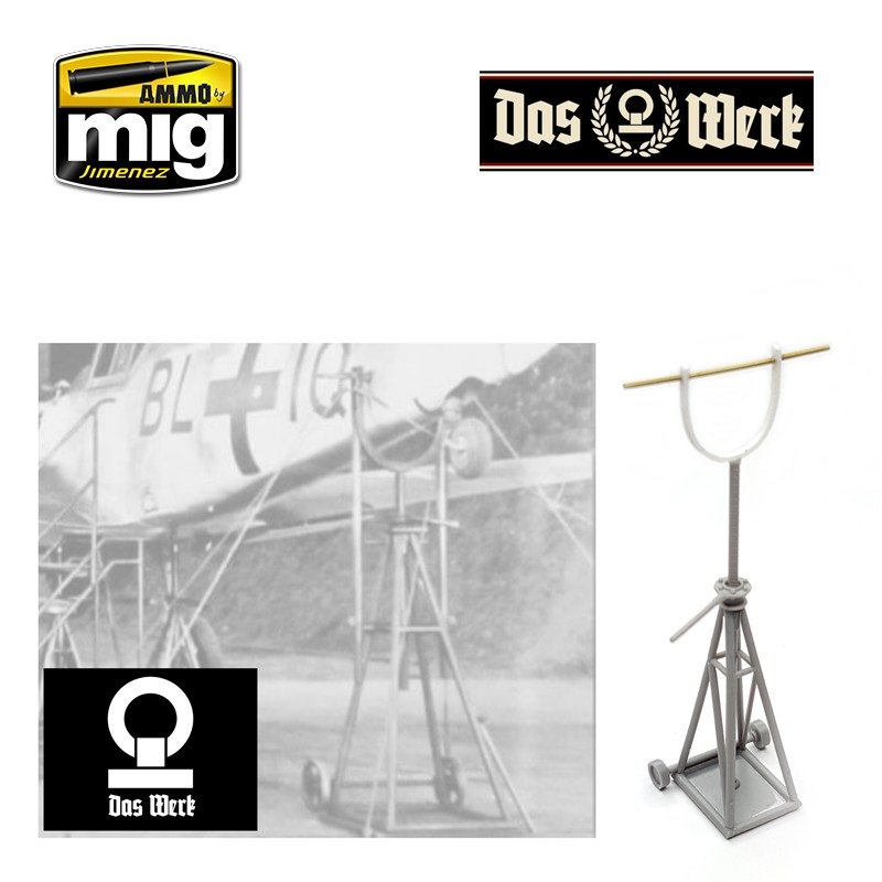 DW48002 Набор опор и стоек Luftwaffe Jack Stand Set with Saw Horses - Ex
