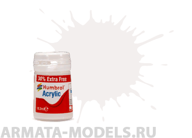 AB0022EP Краска акриловая 22 White Gloss - 14ml Acrylic Paint - Plus 30%