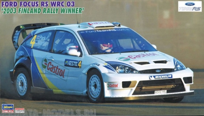 20380 Автомобиль FORD FOCUS RS WRC 03 2003 FINLAND RALLY WINNER (HASEGAWA) 1/24 Hasegawa
