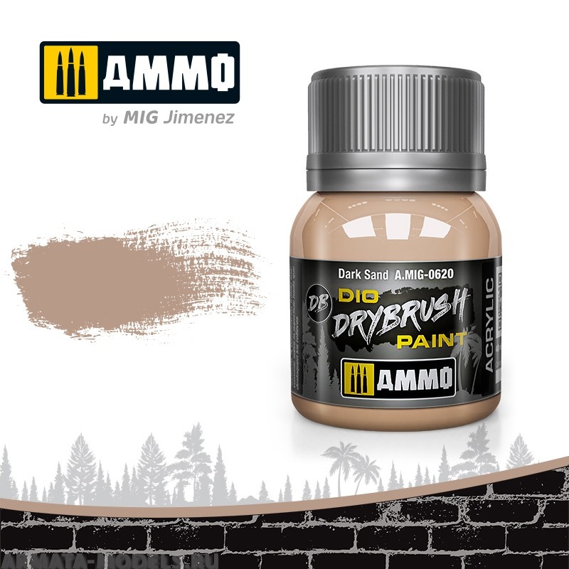 AMIG0620 Ammo Mig Краска акриловая DRYBRUSH  DARK SAND