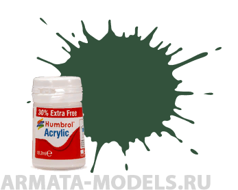 AB0078EP Краска акриловая 78 Cockpit Green Matt -14ml Acrylic Paint - Plus 30%