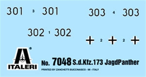 7048ИТ Танк Pz..Kpfw.  173 Jagdpanther Italeri