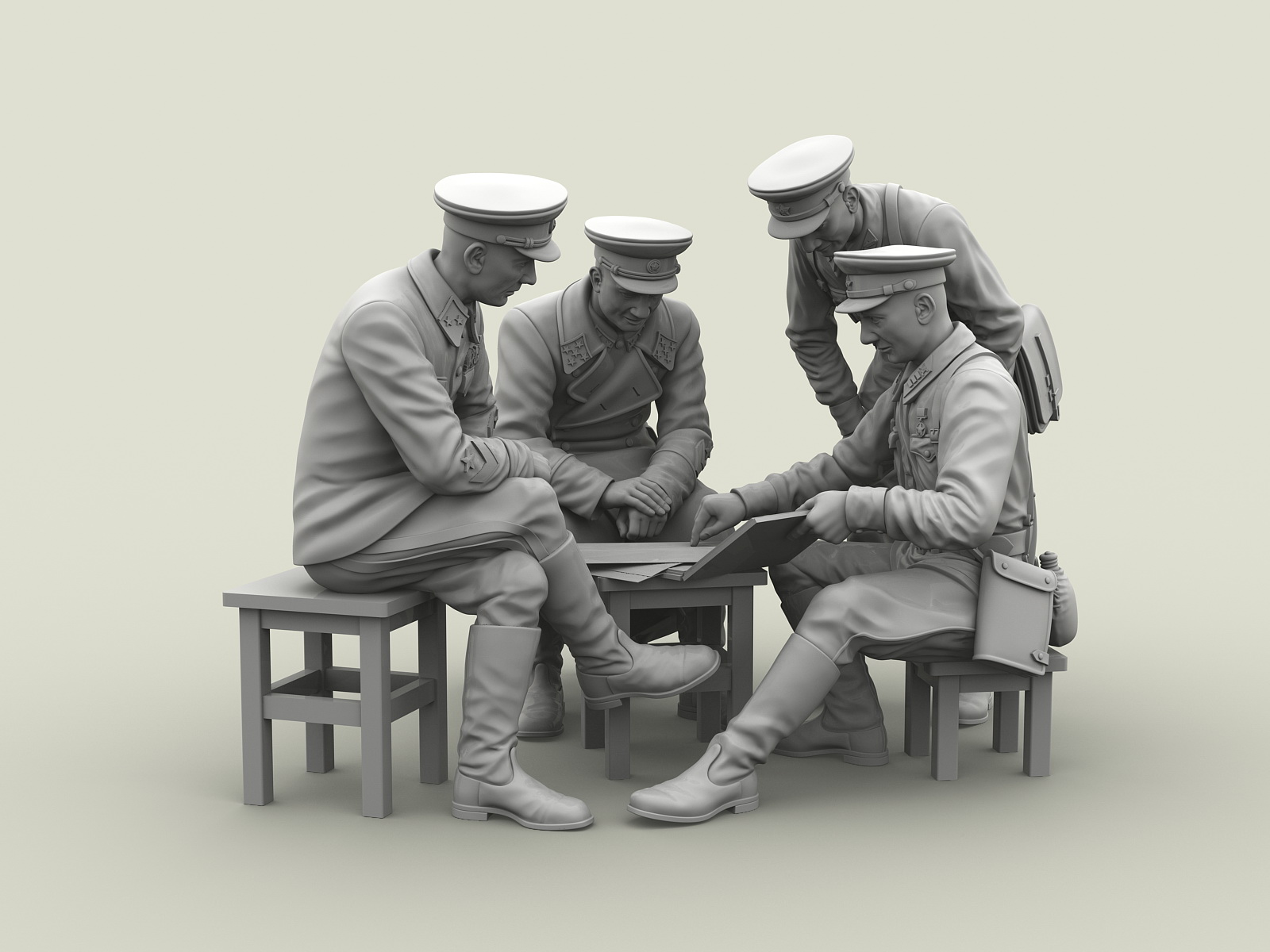 SOGA-22 Совещание генералов и командиров РККА. 1941 SOGA Miniatures