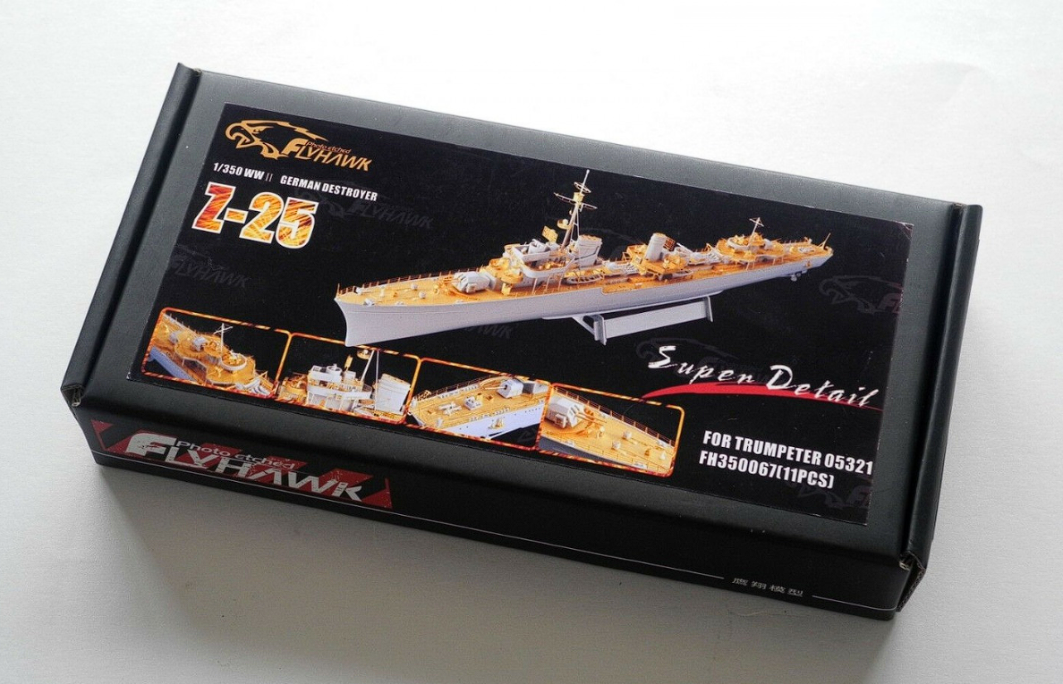 FH350067 Фототравление WW II  German Z-25 Destroyer( for Trumpeter 05321)