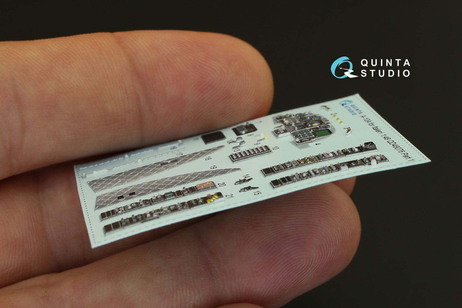 QD48076 3D Декаль интерьера кабины A-10A (для модели Italeri) Quinta Studio