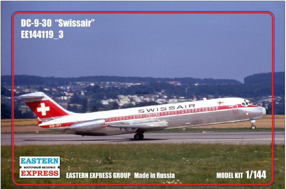 ЕЕ144119_3 Авиалайнер DC-9-30 Swissar