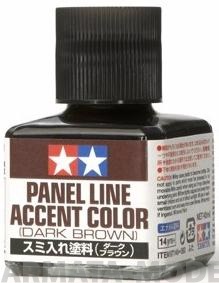 87140T Краска для финальной отделки моделей смывка,темно-коричневая 40мл