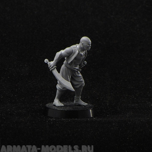 BV-mgng Игровая миниатюра  Mganga, black bodyguard Мганга, черный телохранитель BROTHER VINNI's