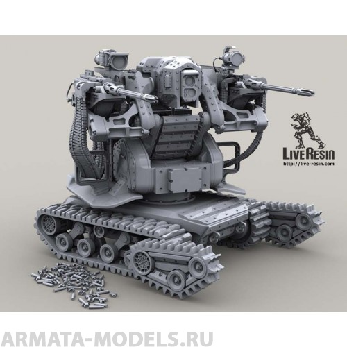 LRM35005 Секутор - военный робот, версия с двумя пулеметами 50 калибра Браунинг М2 Live Resin