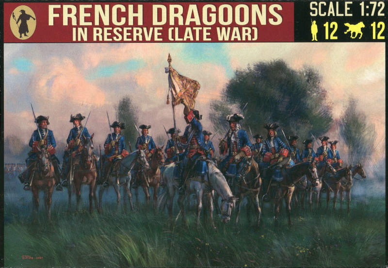 72252ST Фигуры French Dragoons in Reserve Strelets