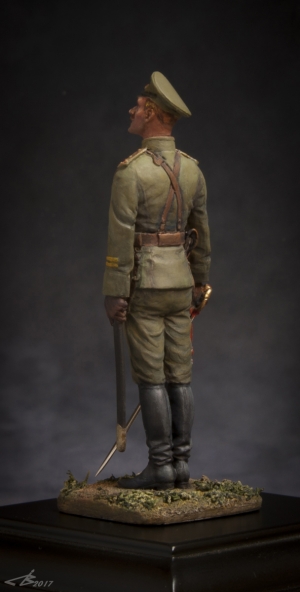 CHM-54108(M). Офицер пехотных полков, Россия 1914-17 гг. 54 мм. Материал – белый металл Chronos Miniatures