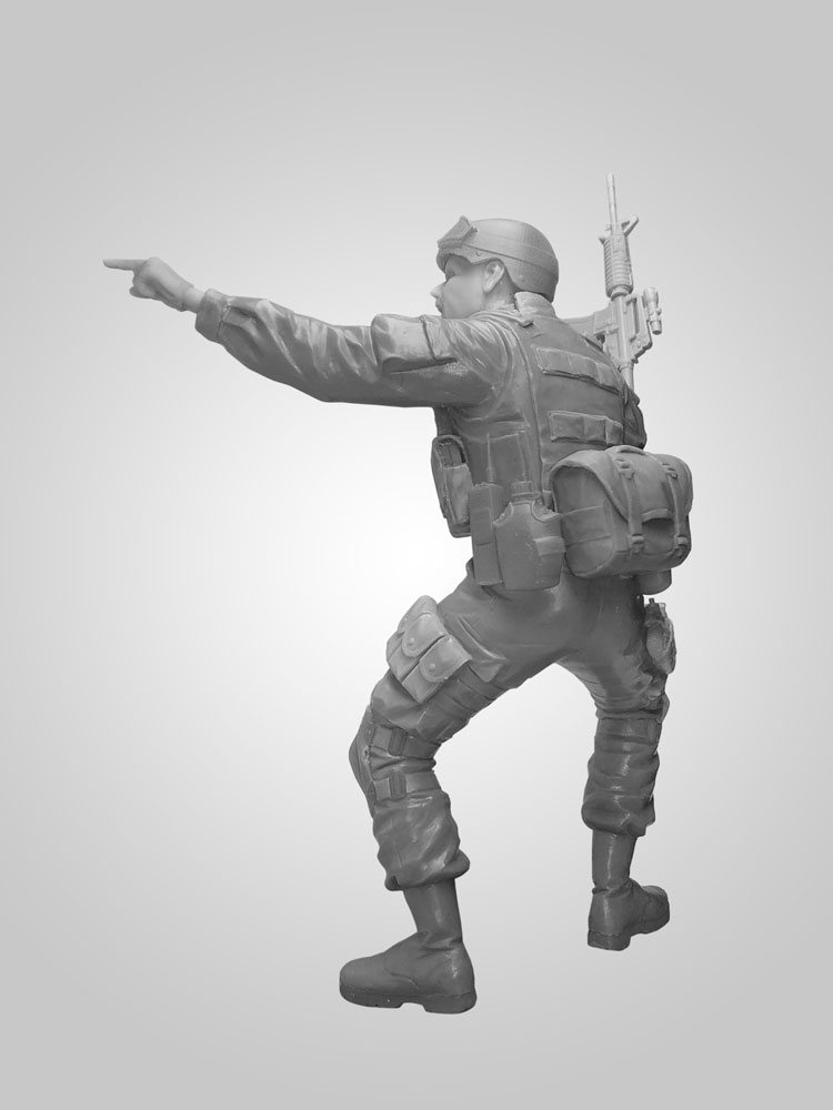 16103 Фигура, Боец подразделения «Дельта» (Могадишо, 1993 г.) ICM