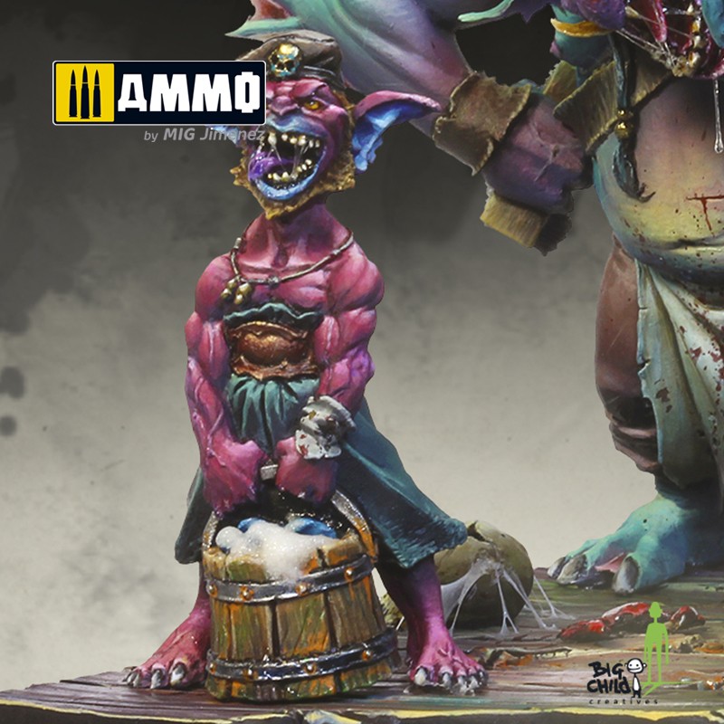 BCBS700005 Набор миниатюр Gugh Jin the Troll Cleaner BIG CHILD