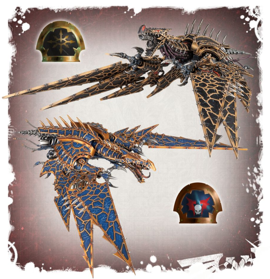 43-15GW Набор Космодесант Хаоса. Хель-Дракон (Chaos Space Marines Heldrake)