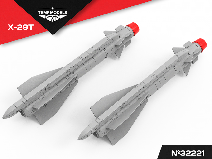 32221 УПРАВЛЯЕМАЯ РАКЕТА Х-29Т 1/32 Temp Models
