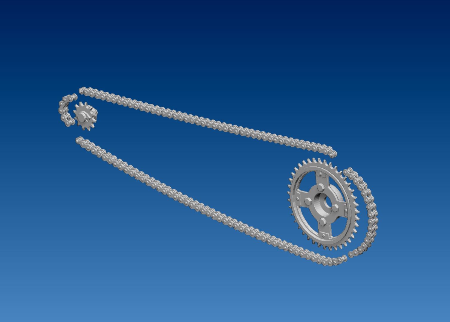 Chain-3BLS Цепь Honda Dream 50