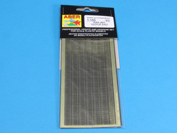 ABR-1:150-–-03  Дополнения для  Ships railing – vertical bars для  1/150