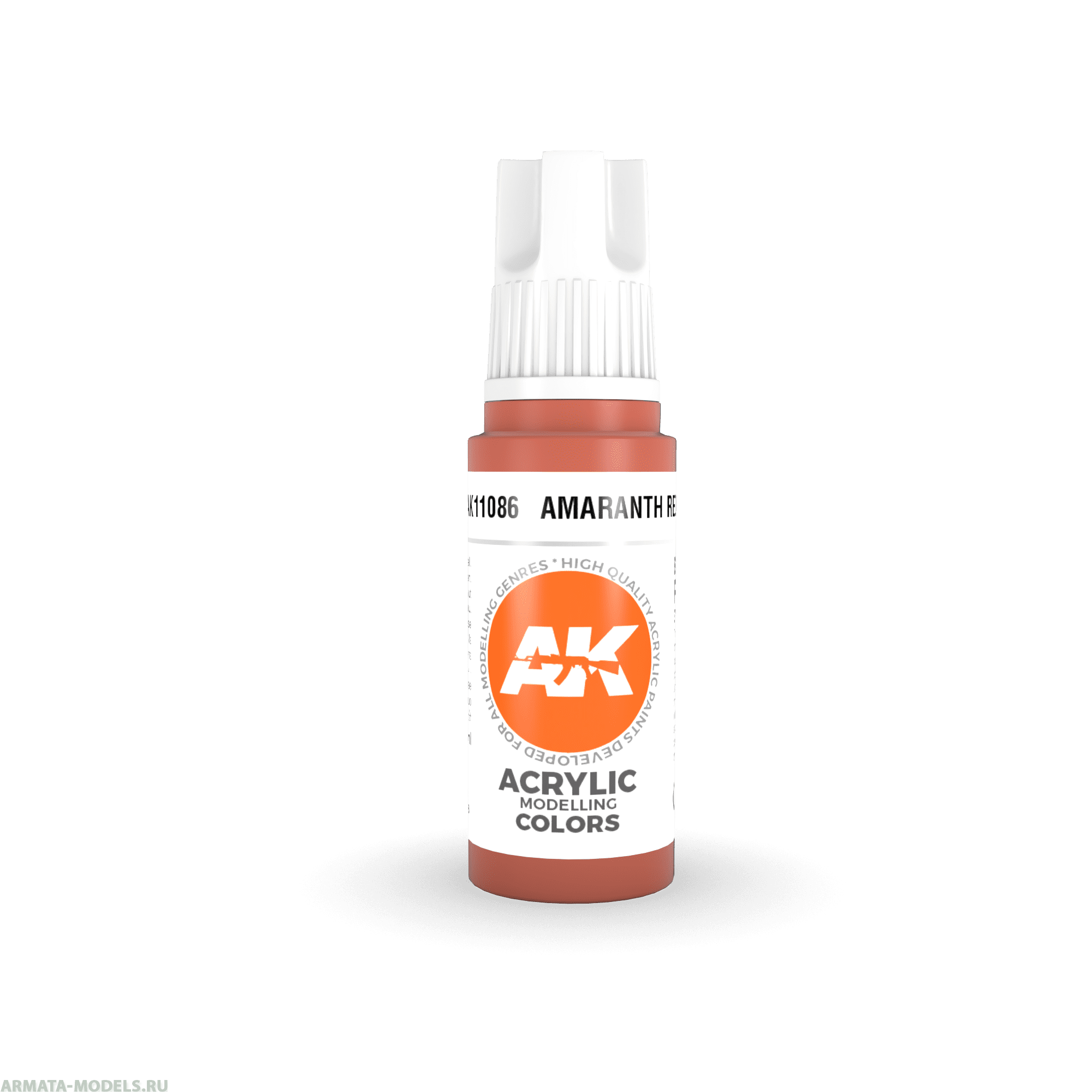 AK11086 Краска акриловая Amaranth Red 17ml