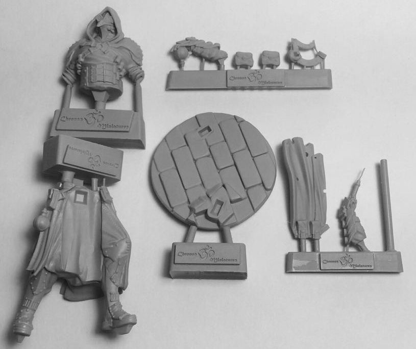 CHM-75016. Миры Фэнтези: Человек без имени. 75 мм. Материал -смола. Chronos Miniatures