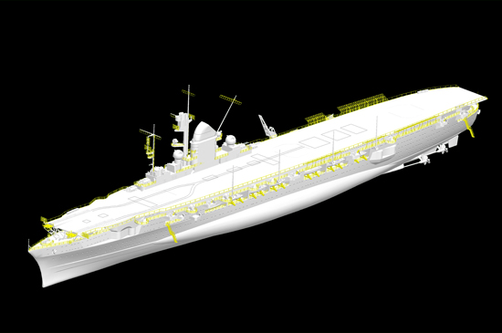 05628 Немецкий авианосец Петер Штрассер Trumpeter