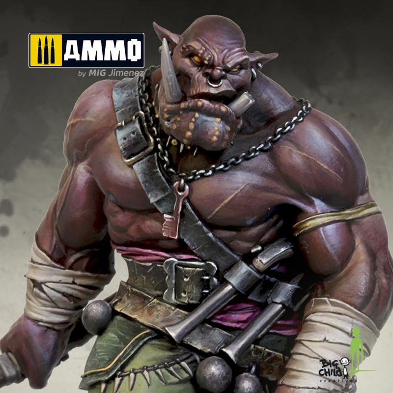 BCBS700011 Миниатюра Redghar the Black Orc BIG CHILD