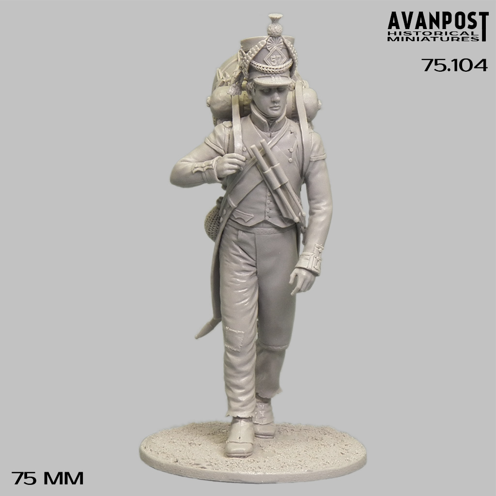 75.104 Барабанщик 57-го линейного полка, 1812 г Аванпост