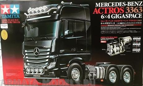 56348T Mercedes-Benz Actros 3363 GigaSpace Tamiya