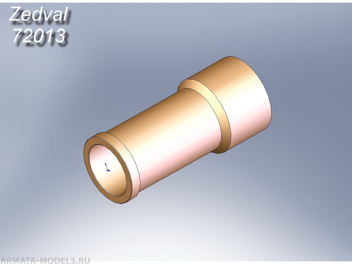 72013ZV Система 902А/Б Туча (пустая).  Для современной Советской БТТ (в комплекте 6 мортир)