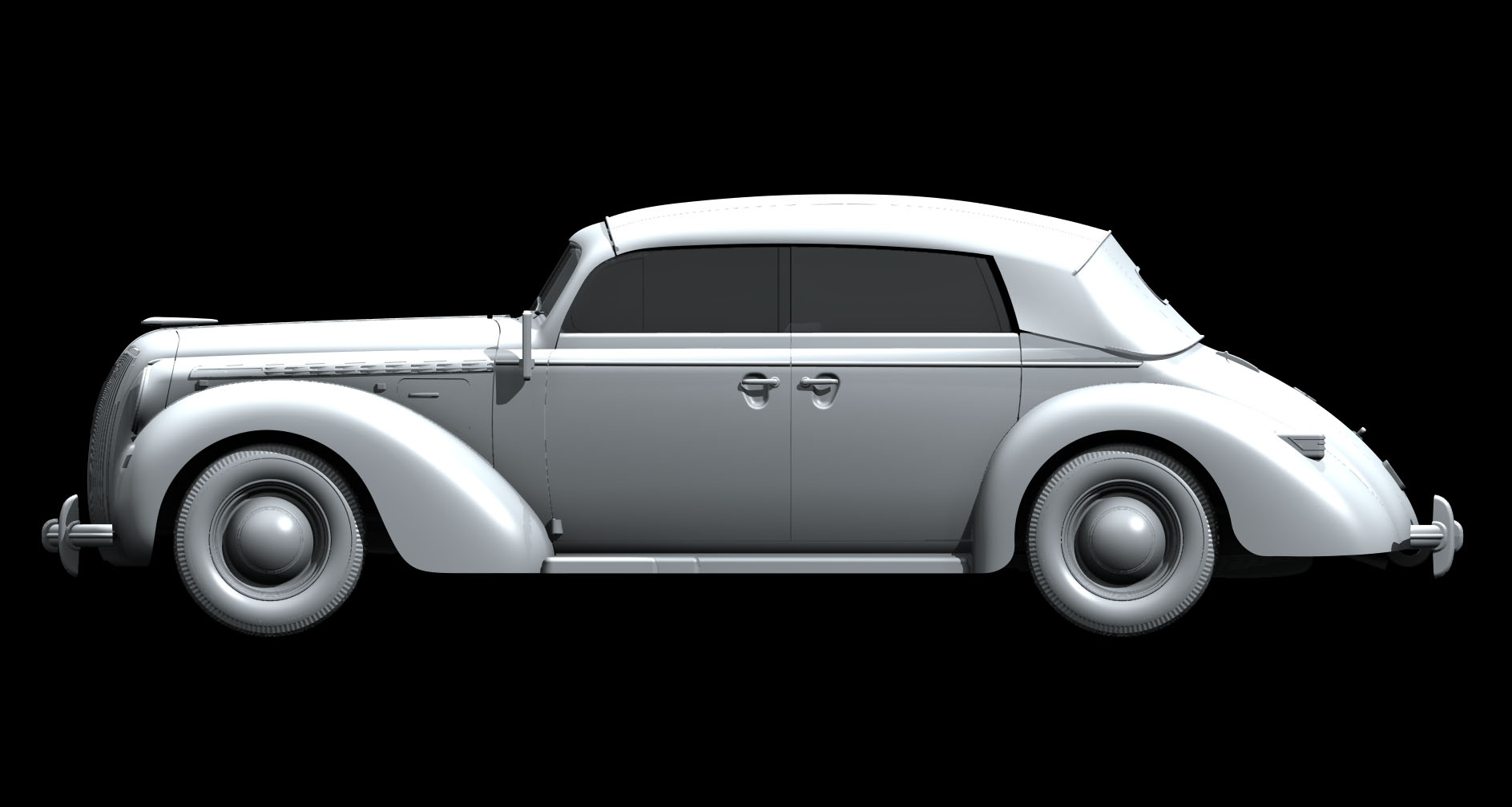 24022 Admiral кабриолет, Германский пассажирский автомобиль ІІ МВ с раскрытым тентом ICM