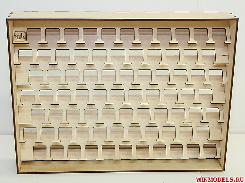 POL-25-01 Полка настольно-подвесная для  баночек 25 мм. TAMIYA эмаль