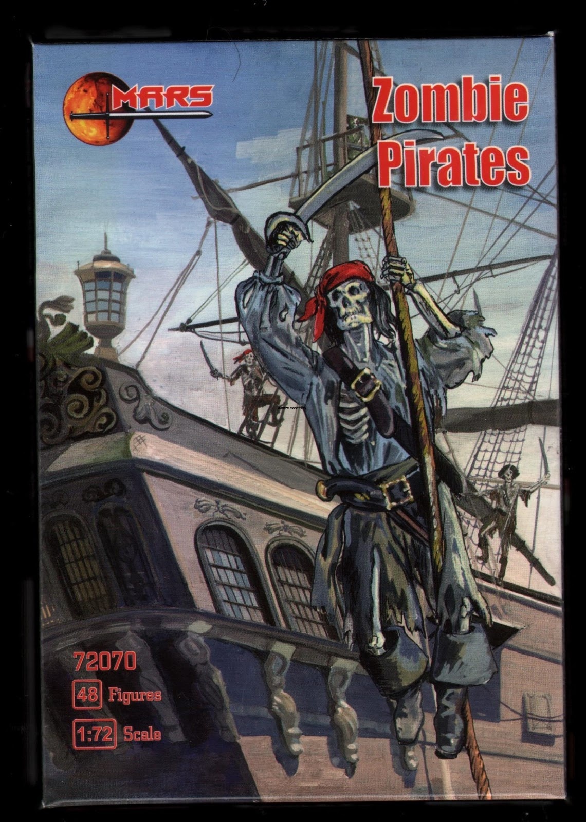 72070MR Фигуры Zombie Pirates part 1 1/72